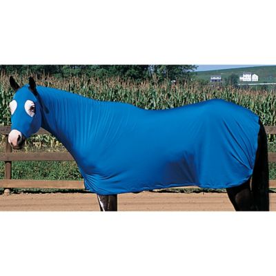 Weaver Leather EquiSkinz 4-Way Stretch Lycra Horse Sheet, Large, Blue
