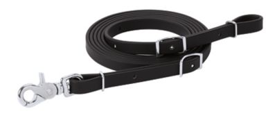 Weaver Equine Brahma Webb Roper Reins, 1/2 in. x 8 ft., Black