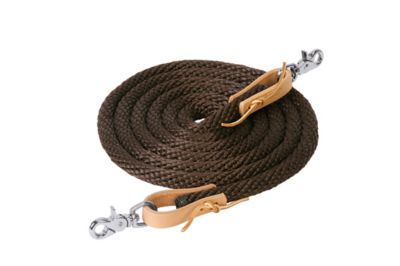 Weaver Leather Horizons Flat Roper Rein Features Scissor