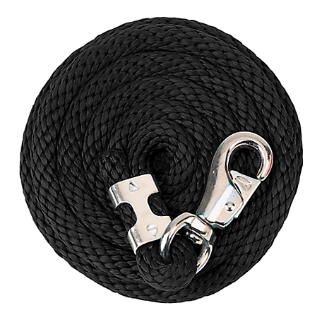 Weaver Leather Poly Lead Rope with Nickel-Plated Bull Snap