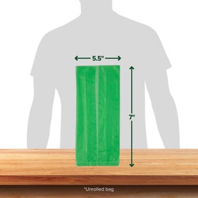 Image showing  Cornstarch Dog Poop Bags, 180 Bags