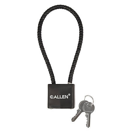Allen 9 in. Cable Gun Lock, Black
