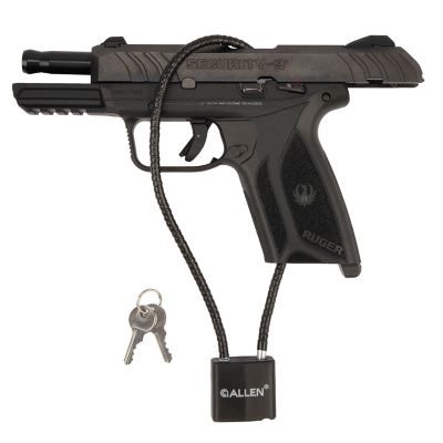 Image showing  15 in. Cable Gun Lock, Black