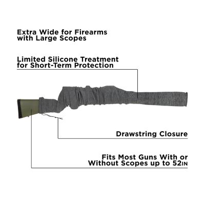 Image showing  Oversized Rifle Sock, Black/Gray
