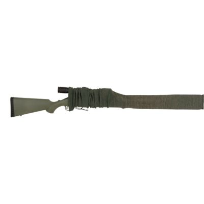 Allen Company Knit Gun Sock for Rifle/Shotguns With or Without Scope - Drawstring Closure - 52", Heather Green