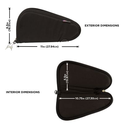 Image showing  11 in. Locking Pistol Case