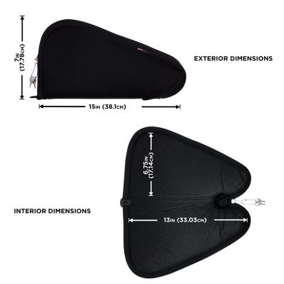 Image showing  Company 13 in. Lockable Handgun Case, Black