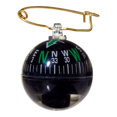 Allen Pin on Ball Liquid Filled Compass, Black