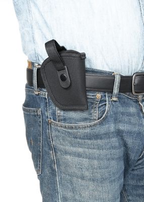 Image showing  Cortez Handgun Holster, Right-Handed, 2 in. Barrel Small Frame 5-Shot Revolvers with Hammer Spur, Black