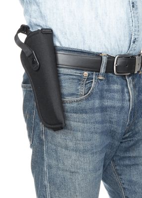 Image showing  Cortez Handgun Holster, Right-Handed, 6 in. Barrel Double Action Revolvers with Full Lug, Black
