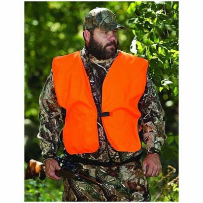 Allen Men's Vest for Hunters, Size: 60 in. Big Man, Orange Deer hunting vest