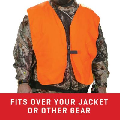 Image showing  Men's Hunting Vest, Size 60 in. Big Man, Orange