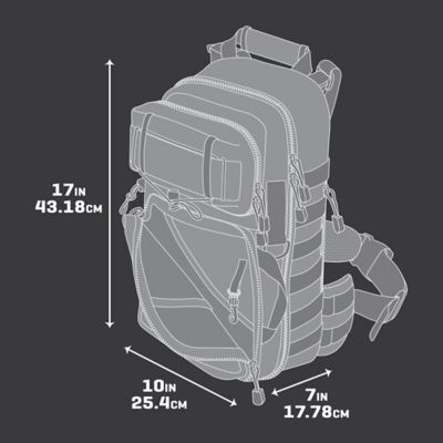 Image showing  1,200 cu. in. Lite Force Tactical Sling pk., Tan, 10855