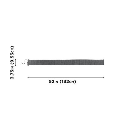 Image showing  Company Knit Gun Sock for Rifle/Shotguns With or Without Scope - Drawstring Closure - 52", Heather Gray, 3-Pack