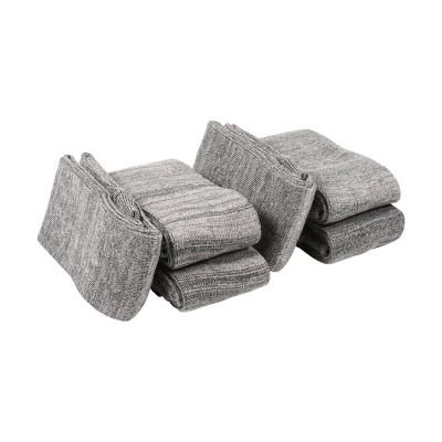 Image showing  Company Knit Gun Sock for Rifle/Shotguns With or Without Scope -Drawstring Closure - 52" , Heather Gray, 6-Pack