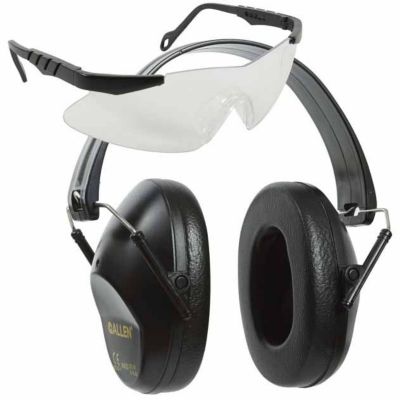 Allen Adults' Reaction Low-Profile Shooting Muff and Glasses Combo