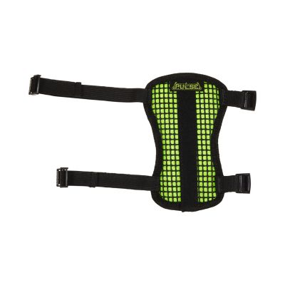 Image showing  Medium Mesh Armguard, Black/Hot Green