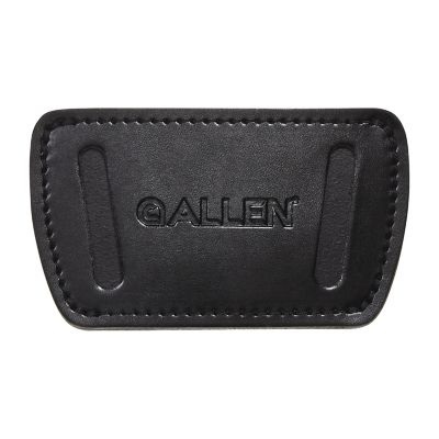 Allen Glenwood Leather Belt Slide Gun Holster, Ambidextrous, Med/Large Frame Semi-Auto Handguns, Black