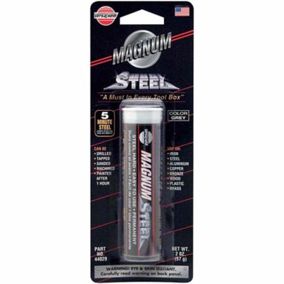 VersaChem 2 oz. Magnum Steel Putty Epoxy Sticks, 6 pk.