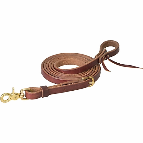 Weaver Leather Working Cowboy Roper Reins with Solid Brass Snap, 5/8 in. x 8 ft.