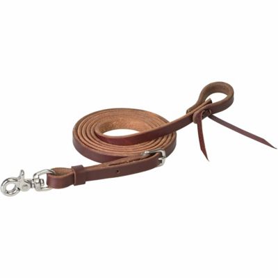 Weaver Leather Working Cowboy Roper Reins with Stainless-Steel Scissor Snap, 5/8 in. x 8 ft.