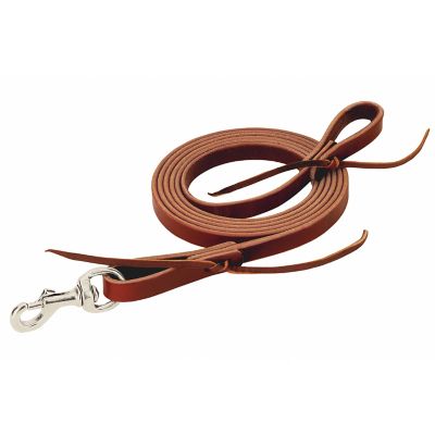 Weaver Equine Latigo Leather Flat Roper Reins, 5/8 in. x 8 ft.