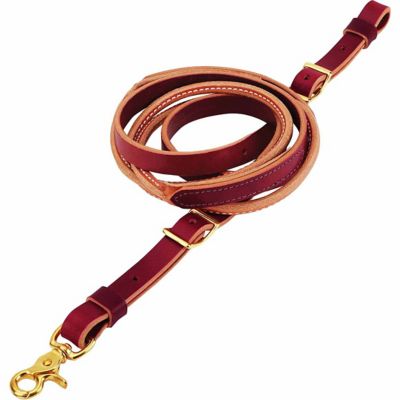 Weaver Leather Harness and Latigo Leather Round Roper Reins, 3/4 in. x 8 ft.