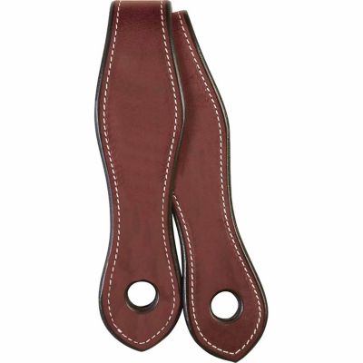 Weaver Leather English Bridle Leather Slobber Straps, Chestnut