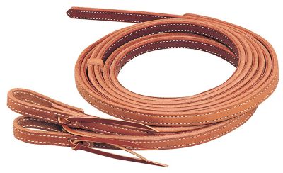 Weaver Leather Split Reins with Doubled and Stitched Extra Heavy Harness, 5/8 in. x 8 ft.