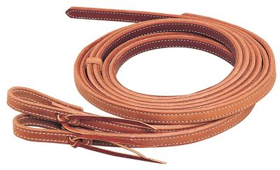 Weaver Equine Split Reins with Doubled and Stitched Extra Heavy Harness, 5/8 in. x 8 ft.