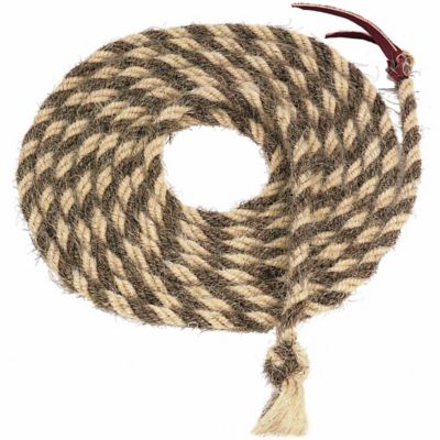 Weaver Equine Tail Hair Mecate Reins, 5/8 in. x 20 ft.