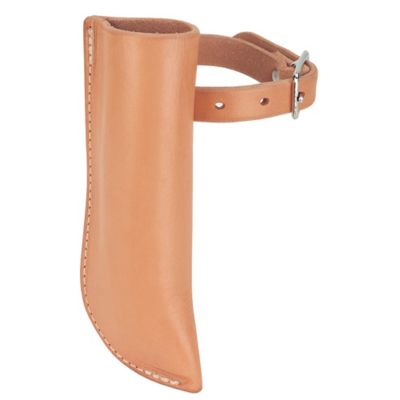 Image showing  Leather Saddle Flag Carrier, Golden Brown