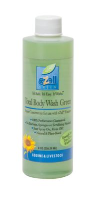 eZall Green Super Concentrate Total Body Wash for Horses, 8 oz.