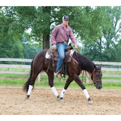 Image showing 2 th Weaver Equine Horse Polo Leg Wraps, Steel, 4 pc.