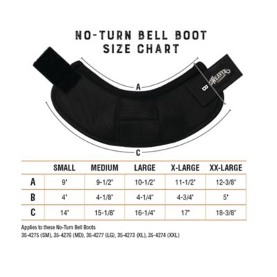 Image showing 2 th Weaver Equine No-Turn Bell Boots, 2 pk.