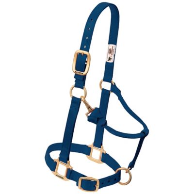 Weaver Leather Original Adjustable Chin and Throat Snap Nylon Horse Halter