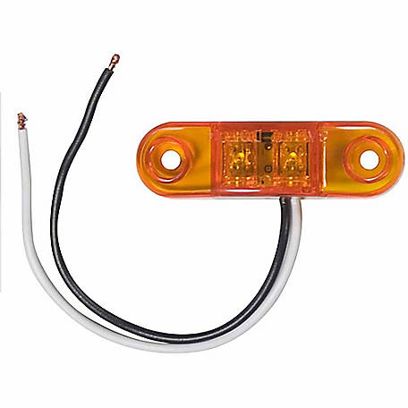 Hopkins Towing Solutions 2-5/8 in. LED Clearance/Side Marker Light, Amber