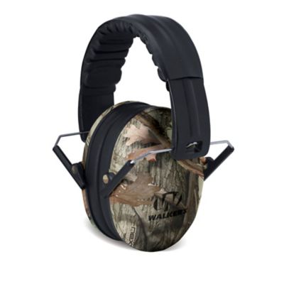 Walker's Game Ear Baby and Kids' Folding Noise Ear Muffs, Camo