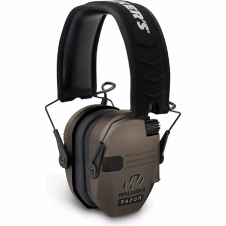 Walker's Game Ear Razor Earmuffs 23 dB Noise Reduction Rating Flat Earth 1 Pair Earmuffs