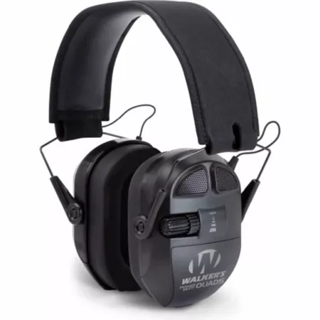 Walker's Game Ear Ultimate Earmuffs 26dB Noise Reduction Rating Black 1 Pair Earmuffs