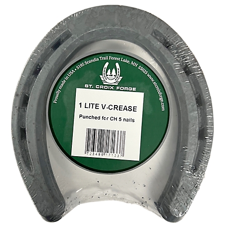 St. Croix Lite V-Crease Horseshoes, Size 1, 1 Pair at Tractor Supply Co.