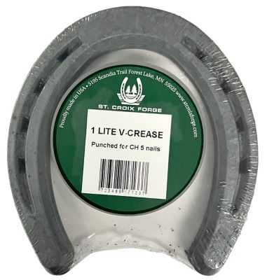 Image showing  Lite V-Crease Horseshoes, Size 1, 2 ct.