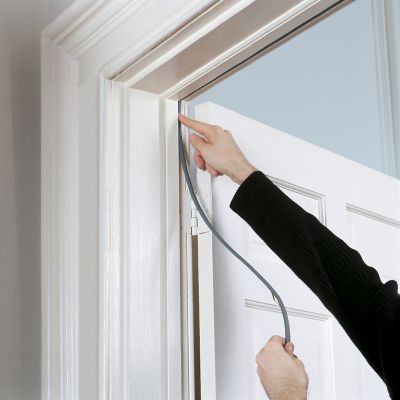 Image showing 5 th Frost King Premium EPDM Rubber D-Profile Self-Stick Weather Seal, Grey, 1/4 in. x 5/16 in. x 17 ft., Medium Gaps