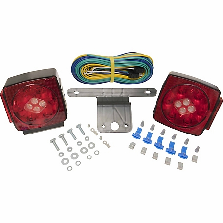 Hopkins Towing Solutions LED Submersible Trailer Light Kit with Integrated Backup Lights