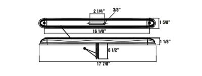 Image showing  1-1/8 in. LED Low-Profile Identification Light Bar