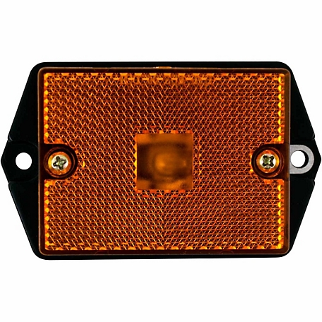 Hopkins Towing Solutions Ear Mount Rectangular Clearance/Side Marker Light, Amber