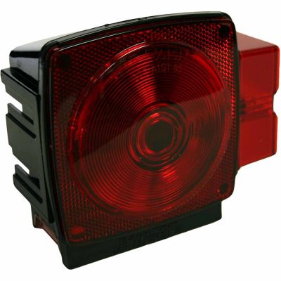 Hopkins Towing Solutions 5-1/4 in. 12V 7-Function Square Combination Stop/Tail/Turn Light, Fits Trailers Over 80 in. W