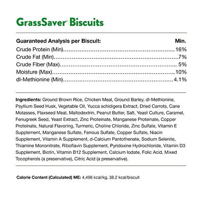 Image showing  GrassSaver Biscuits for Dogs, 11.1 oz.