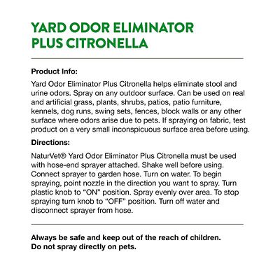 Image showing  Yard Odor Eliminator Plus Spray with Citronella, 32 oz.