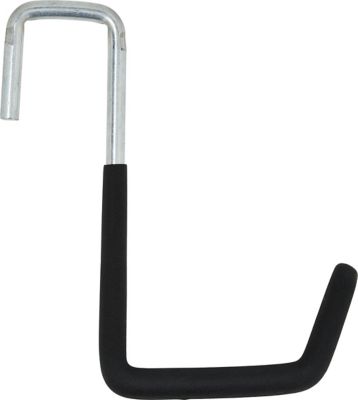 Image showing  Hardware Essentials 60 lb. Over Rafter Hooks, Black Vinyl, 60-Pack